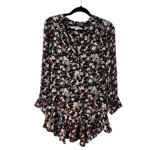 Veronica Beard 100% Silk Floral Mini Dress Sz 2